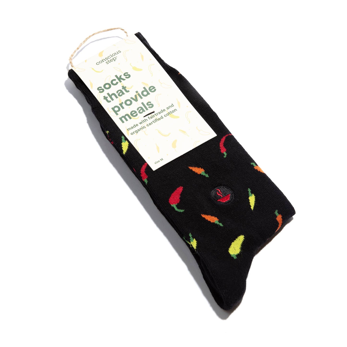 Socks that Provide Meals (Black Peppers): Small