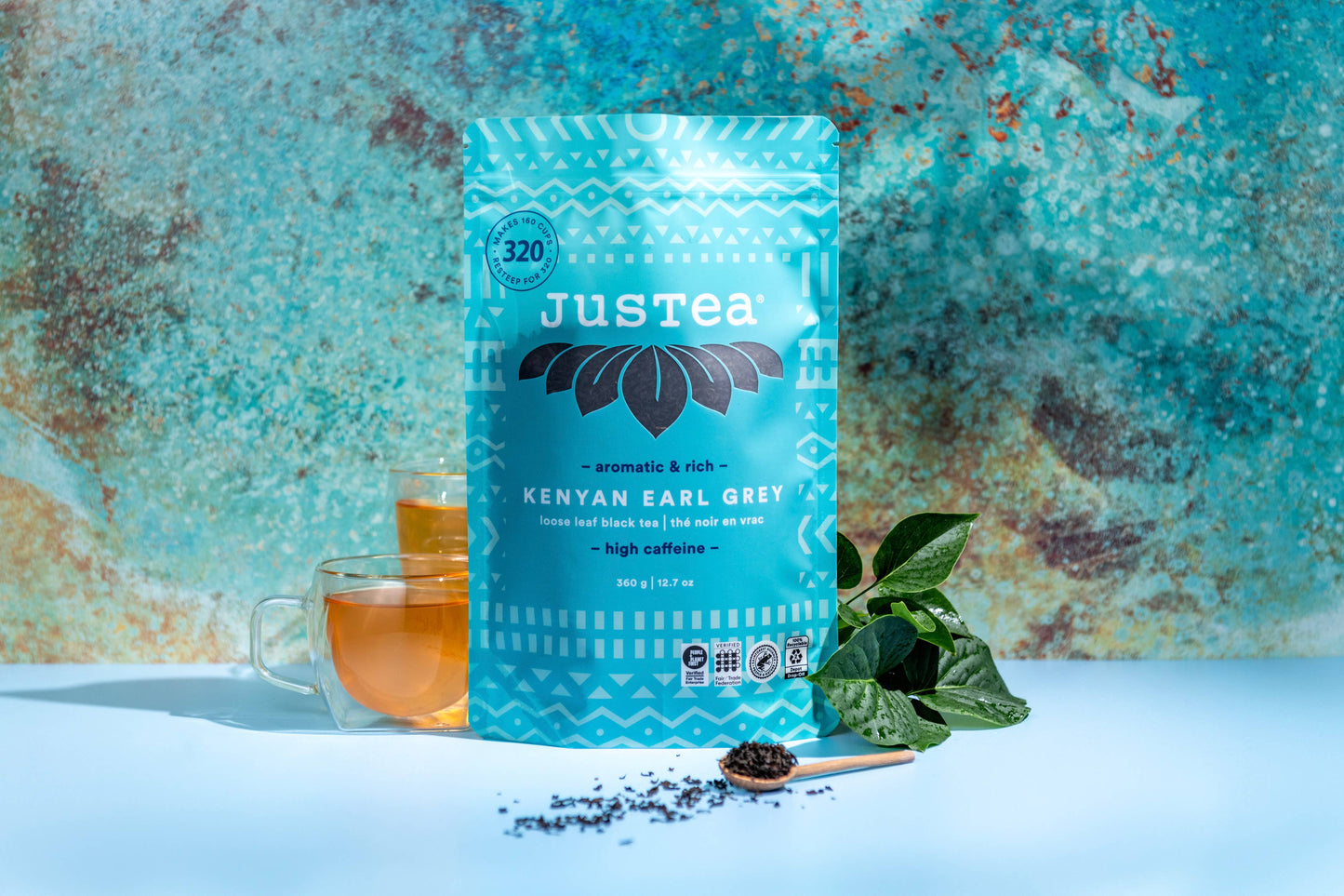 Kenyan Earl Grey -BULK Black Tea in a Large Resealable Pouch