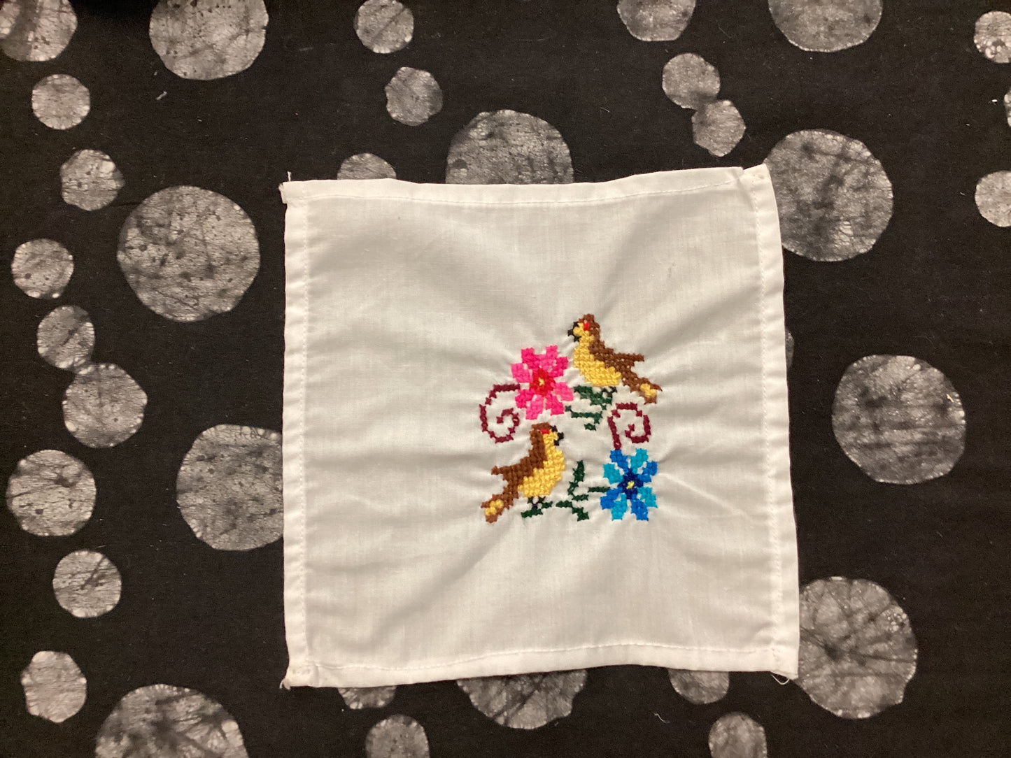 Embroidered Tissue Squares