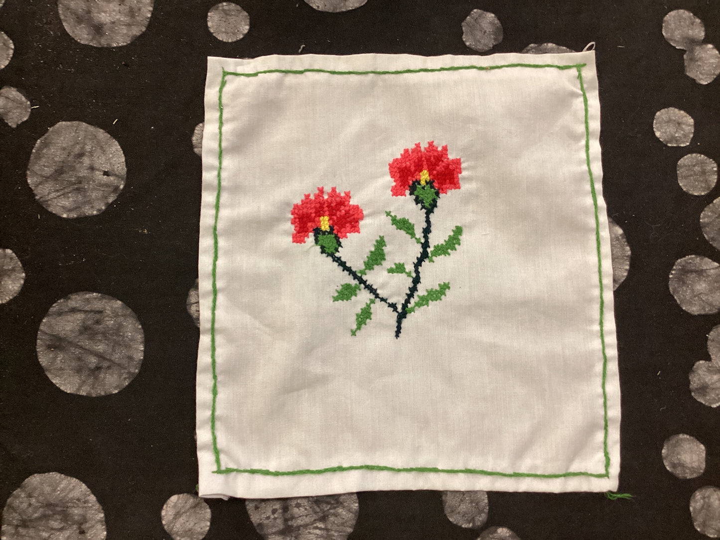Embroidered Tissue Squares