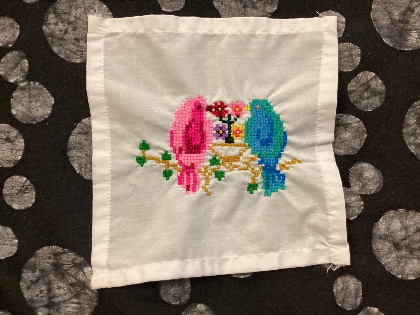 Embroidered Tissue Squares