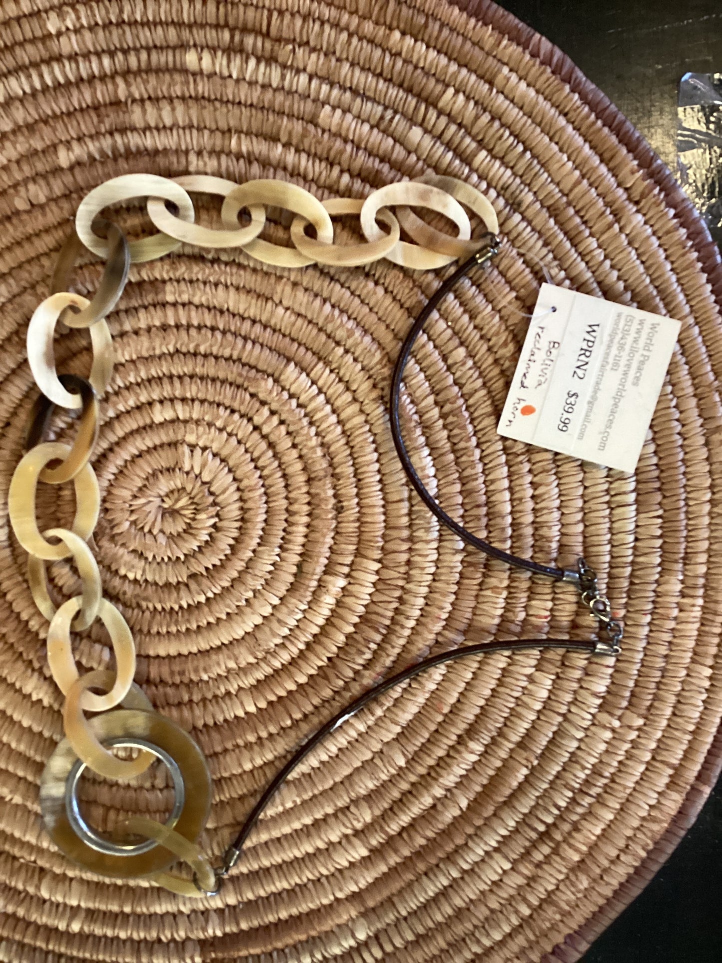 Bolivia Reclaimed Horn Necklace