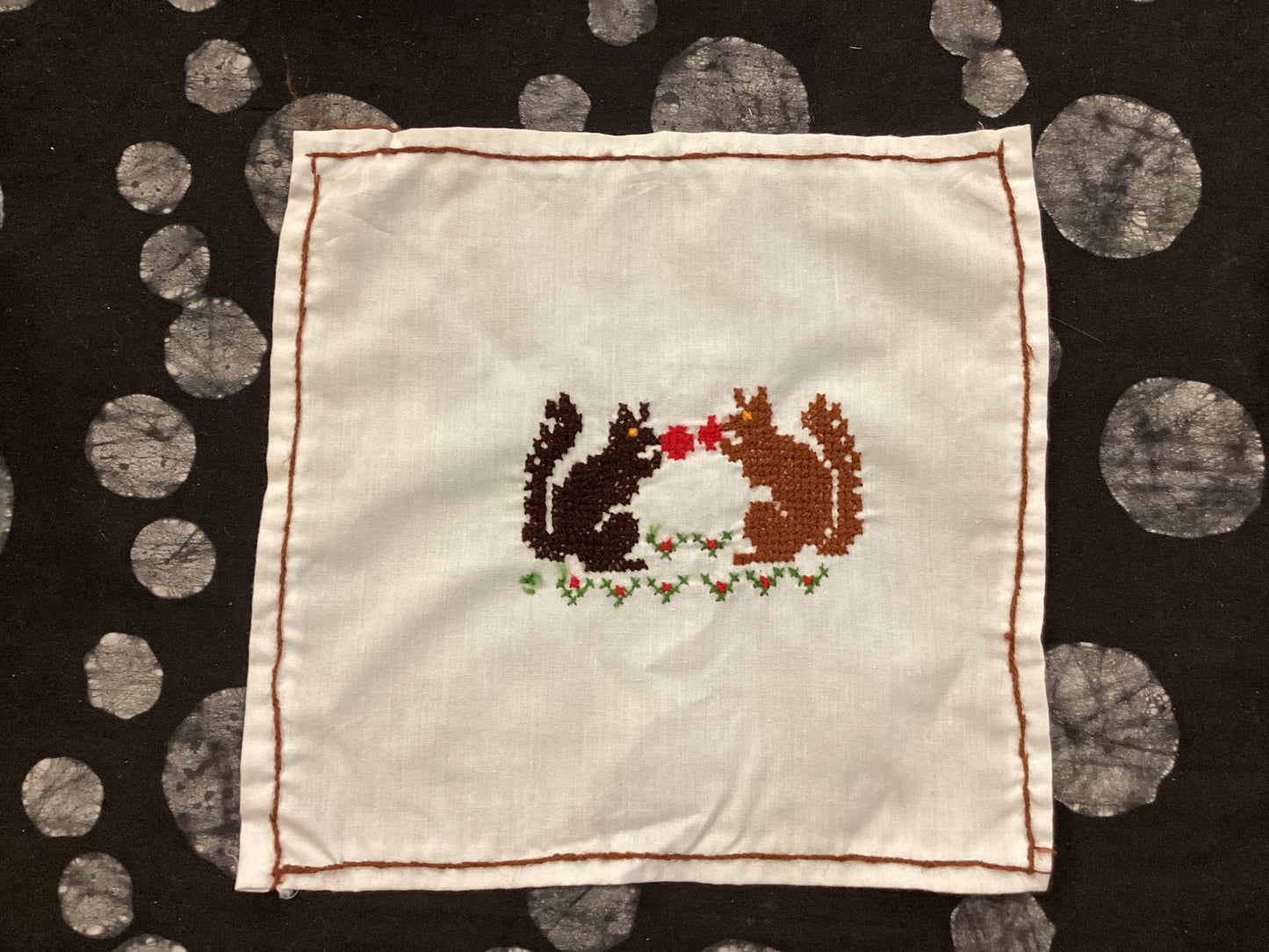 Embroidered Tissue Squares