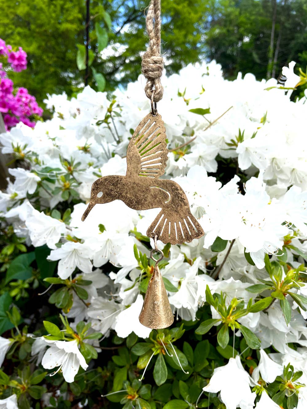 Mini timbre de colibrí