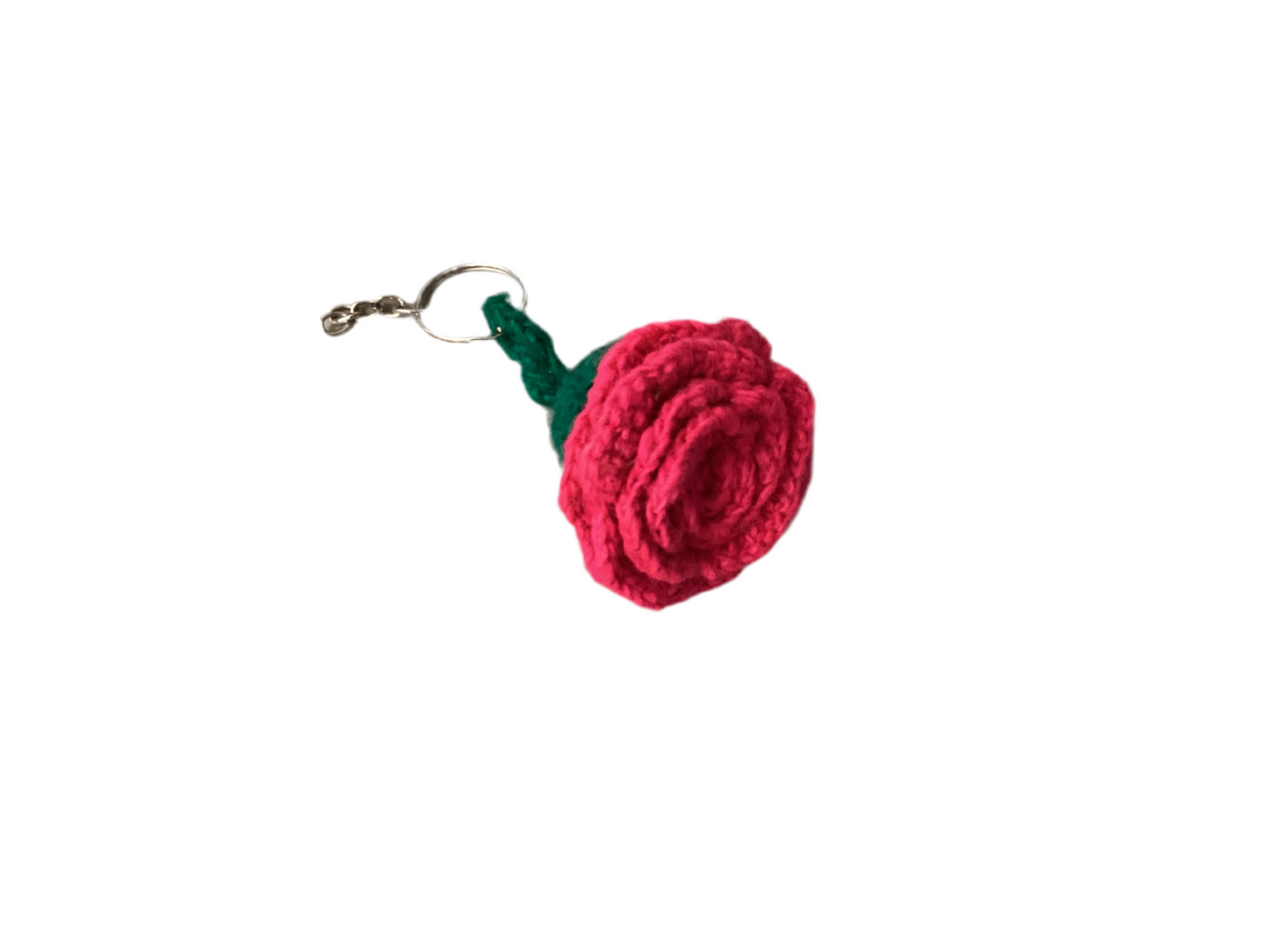Crochet Flower Keychain