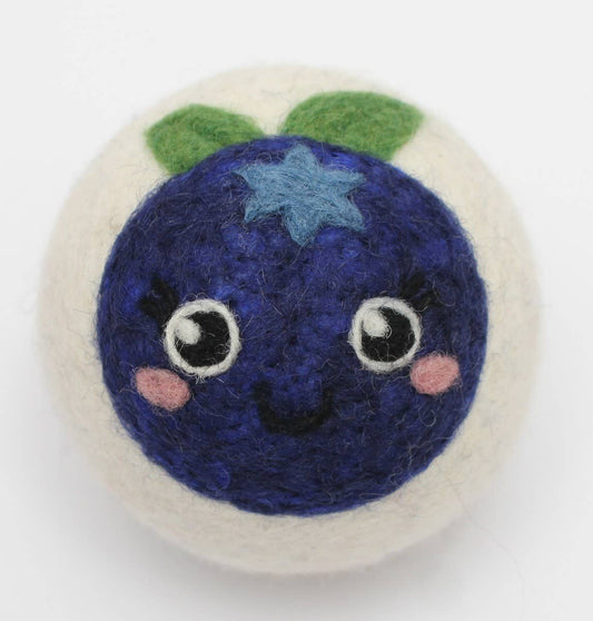 Fruits: Eco Wool Dryer Balls Fair Trade: Blueberry