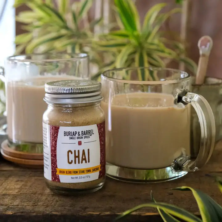 Chai - Single Origin Spice Blend: 2.0 oz glass jar