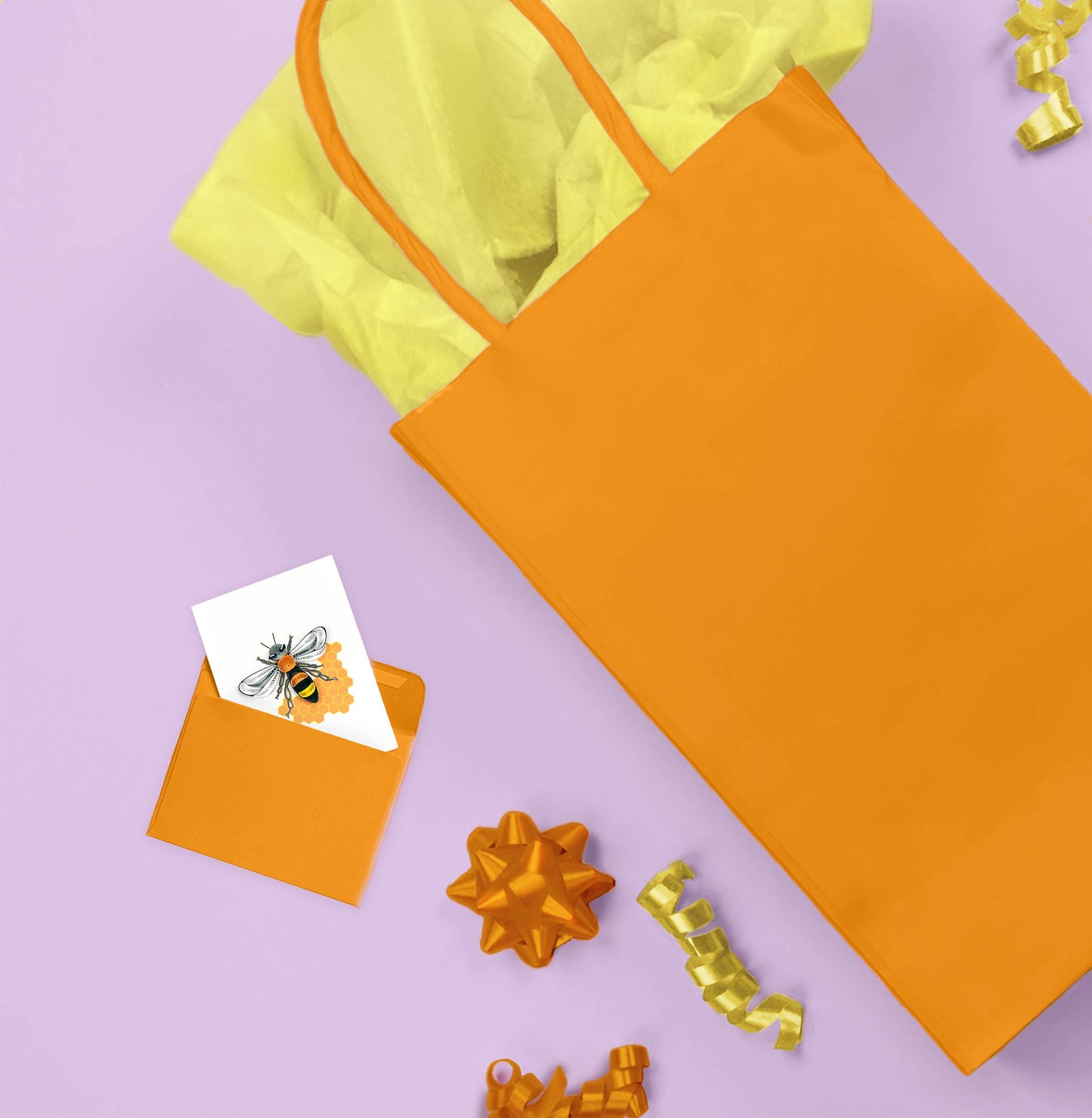 Honey Bee Gift Enclosure Mini Card