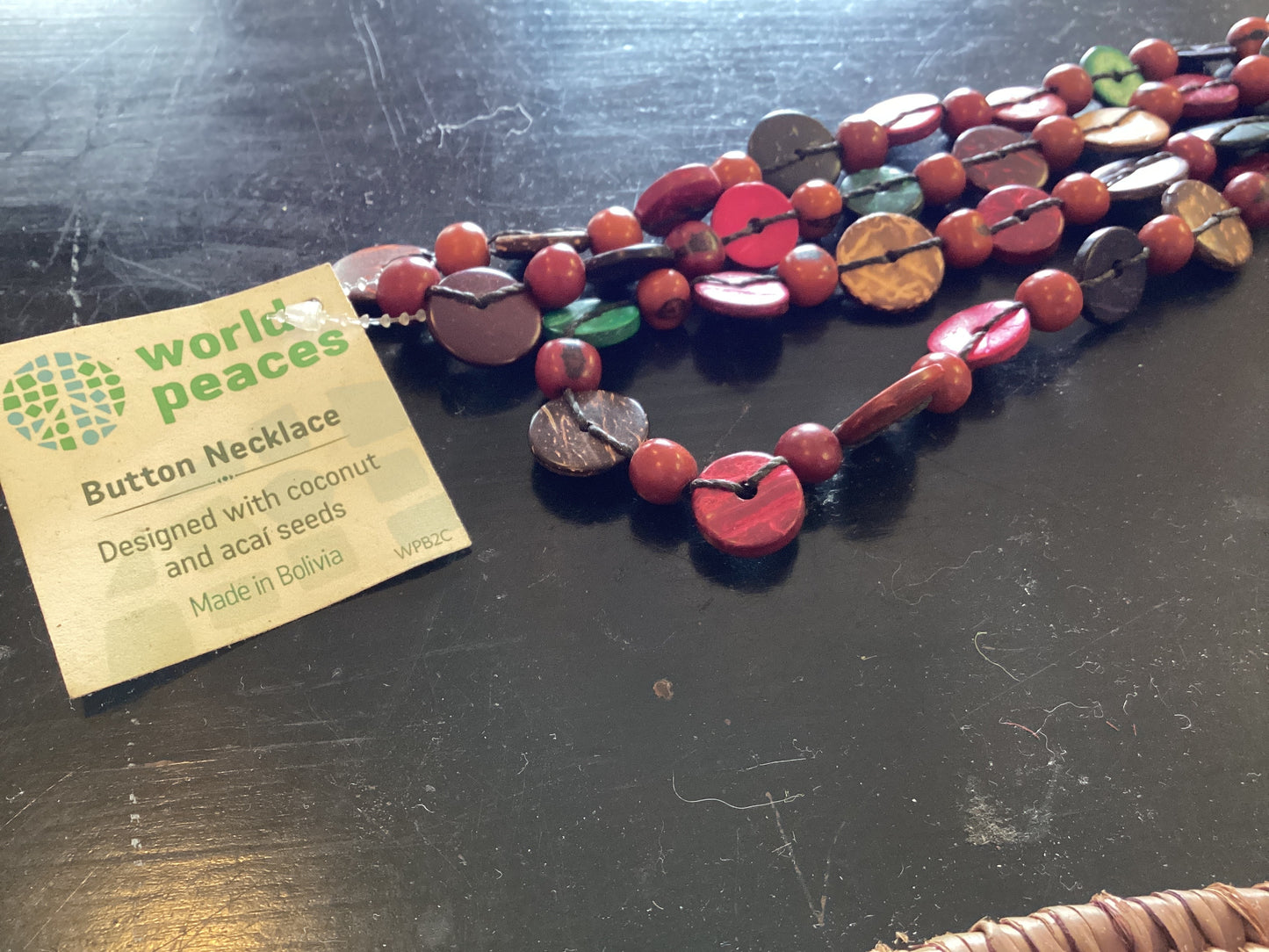 Collar Tagua y Açaí