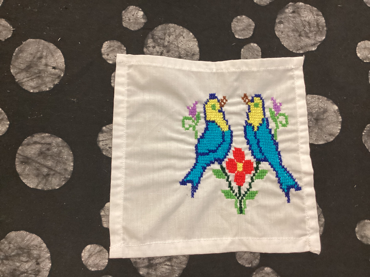 Embroidered Tissue Squares