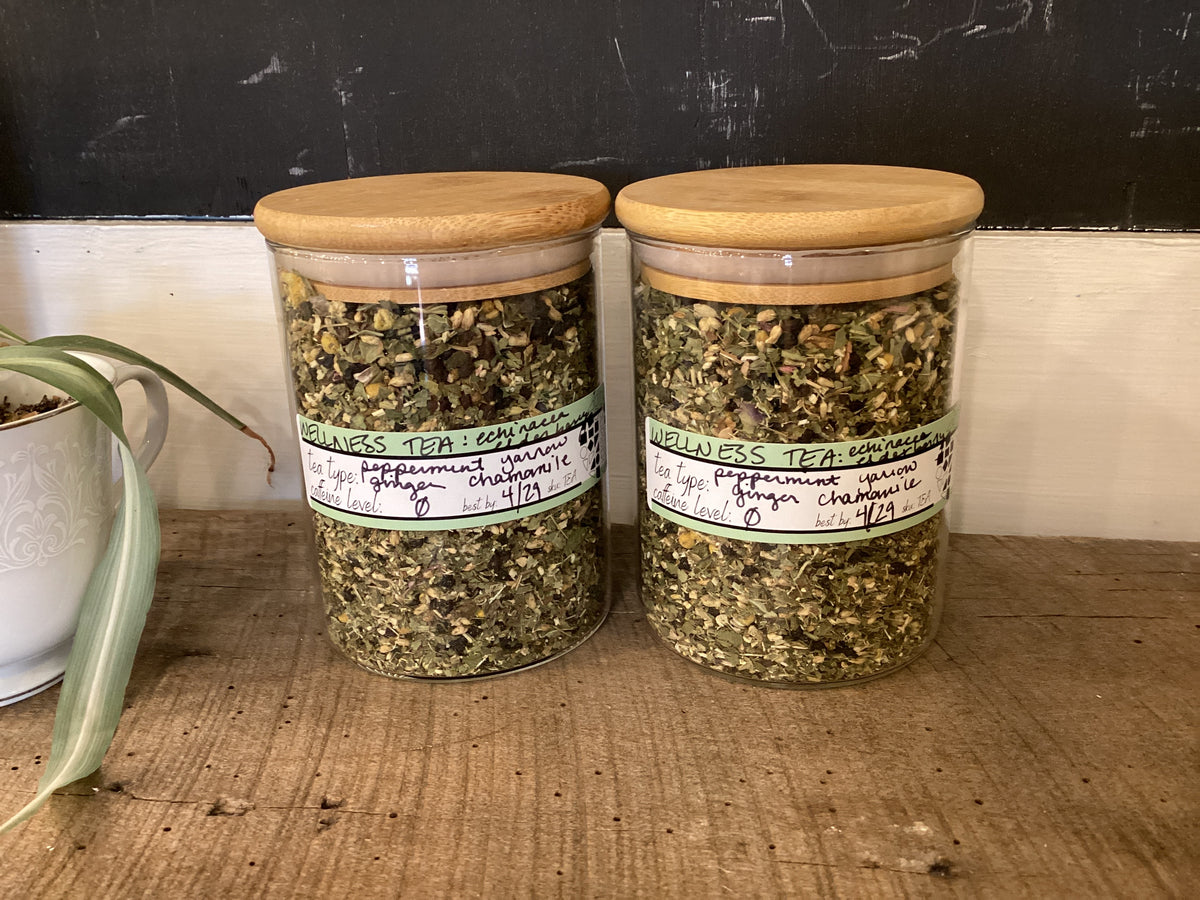 Echinacea and Elderberry Herbal Wellness Tea
