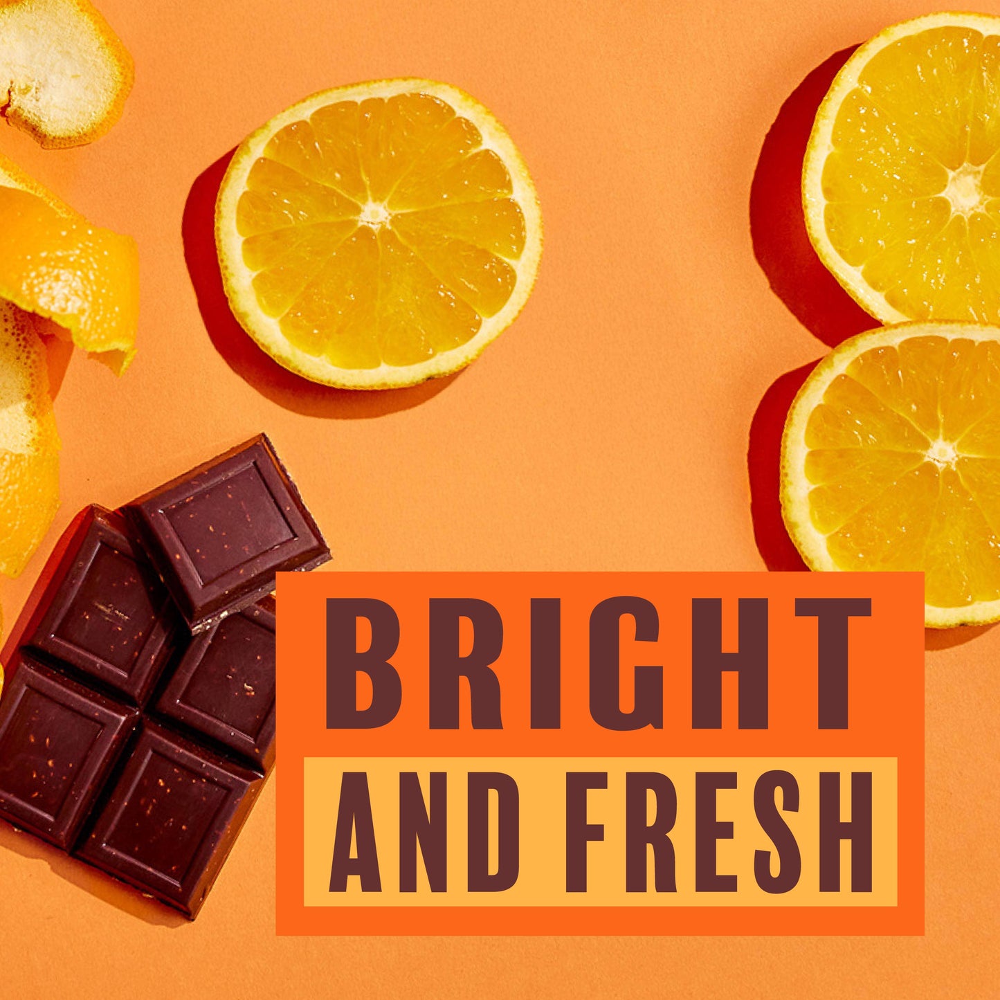 Orange Zest Dark Chocolate 73% | Craft Chocolate | Gift