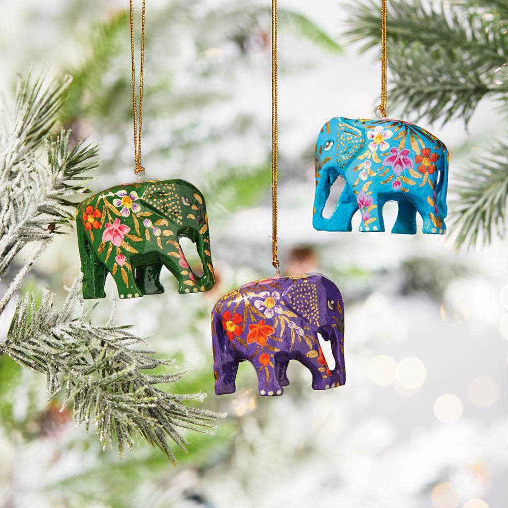 Kashmiri Elephant Ornament