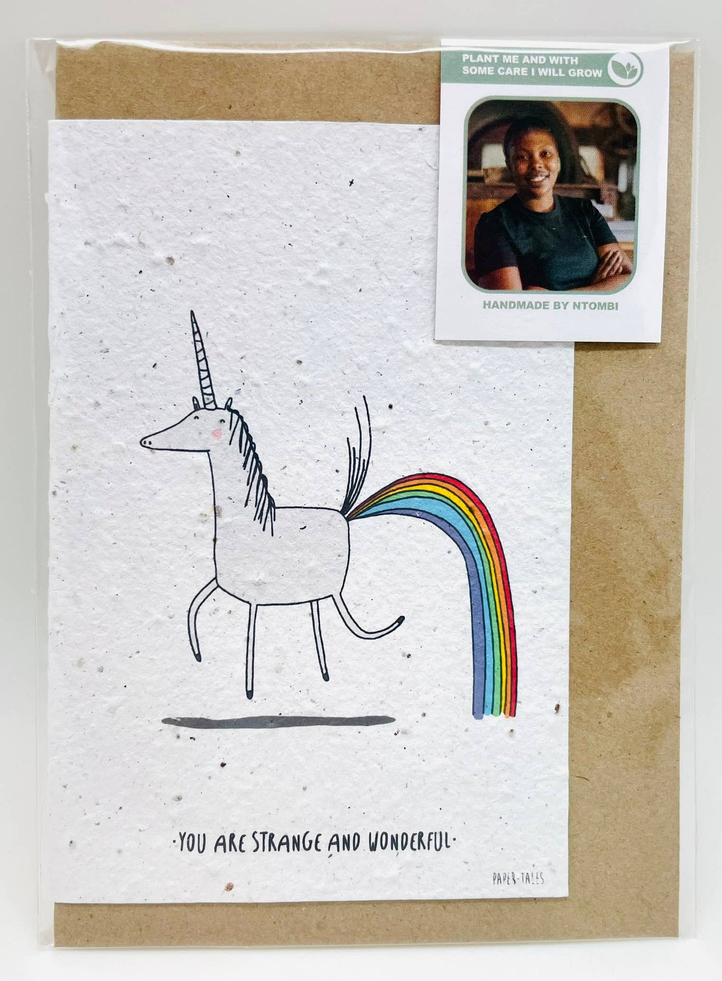 Growing Paper greeting card - Strange and Wonderful: Paper Band
