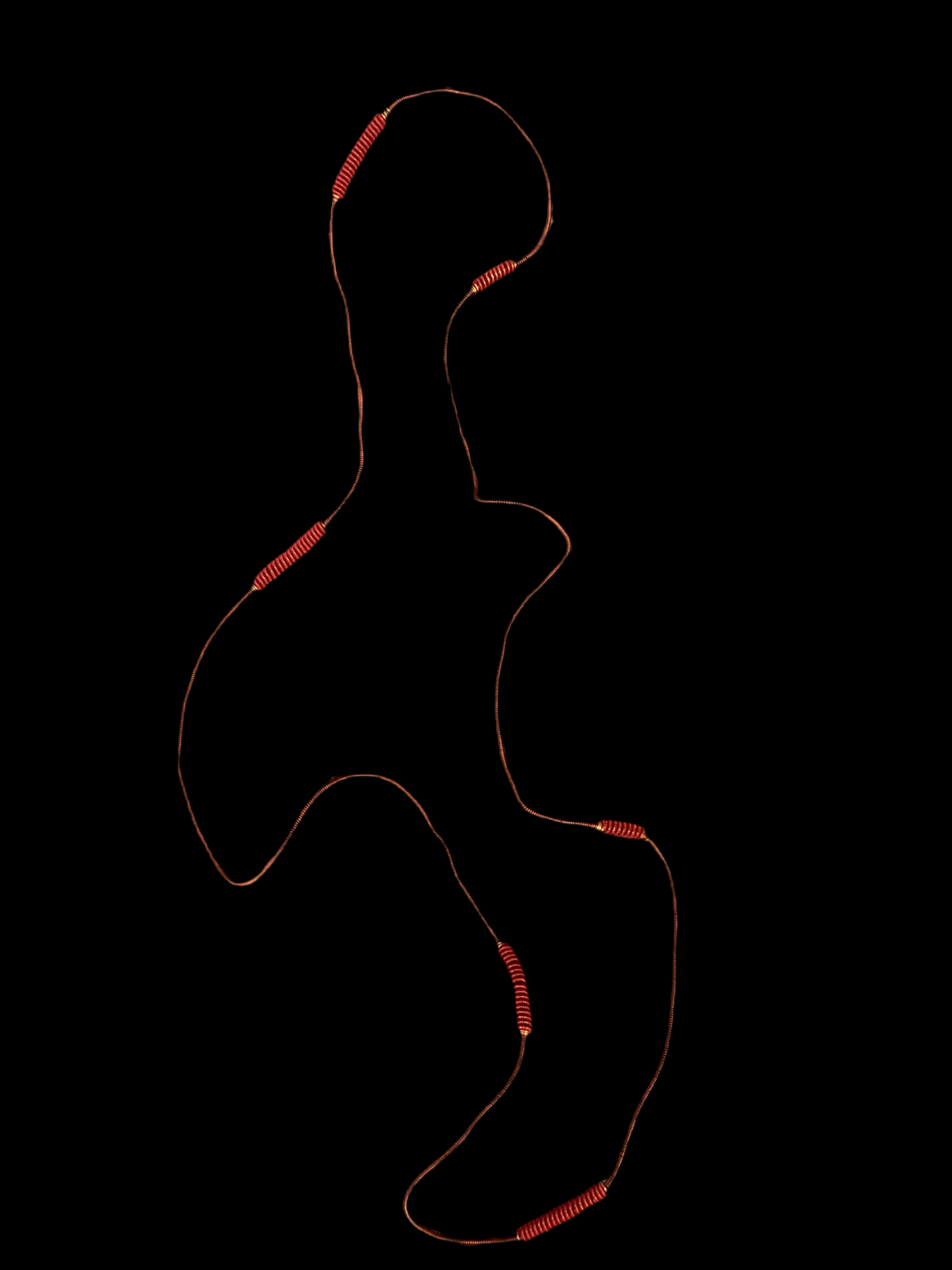 Copper Wrap Necklace, Lesotho