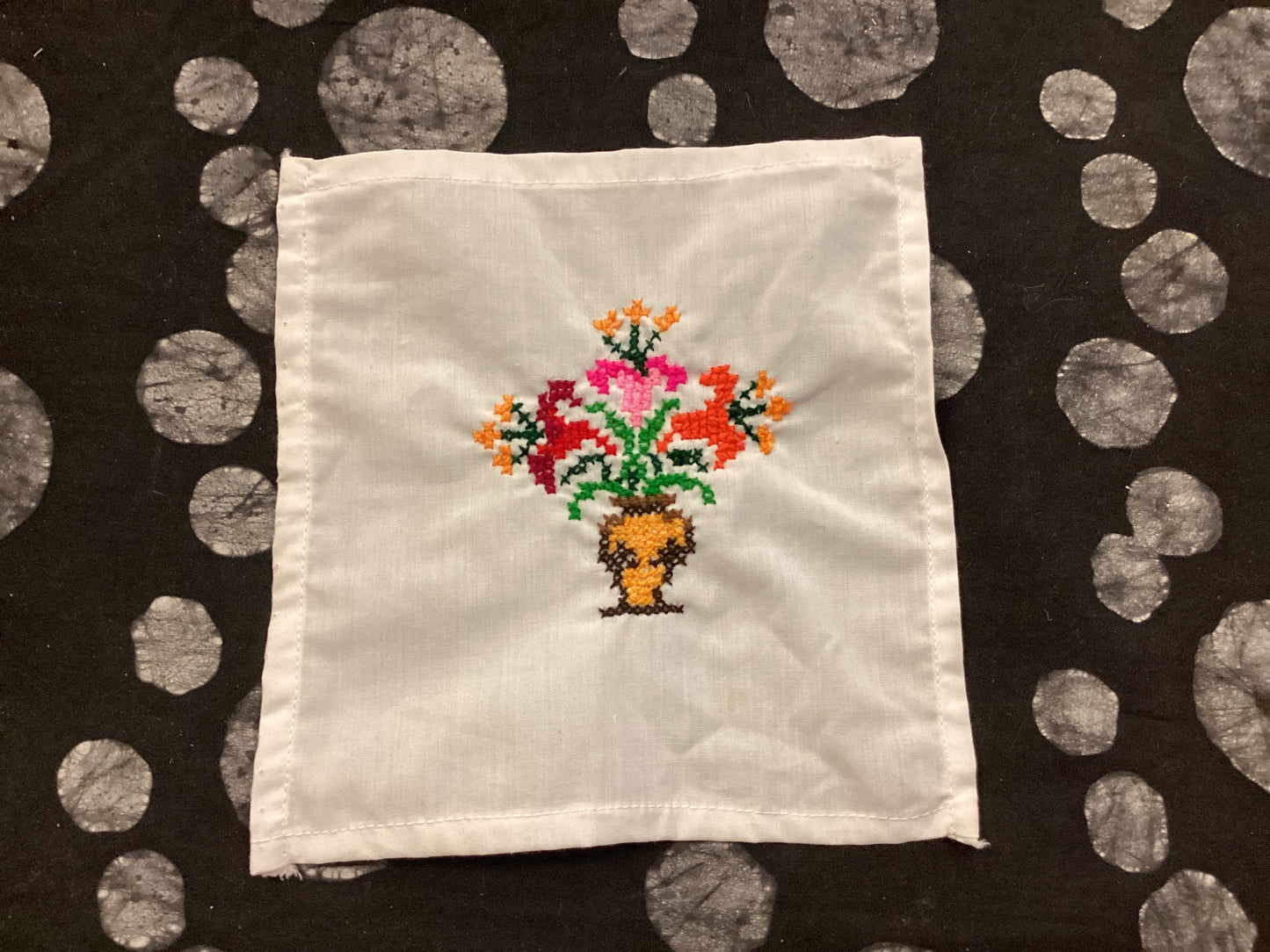 Embroidered Tissue Squares