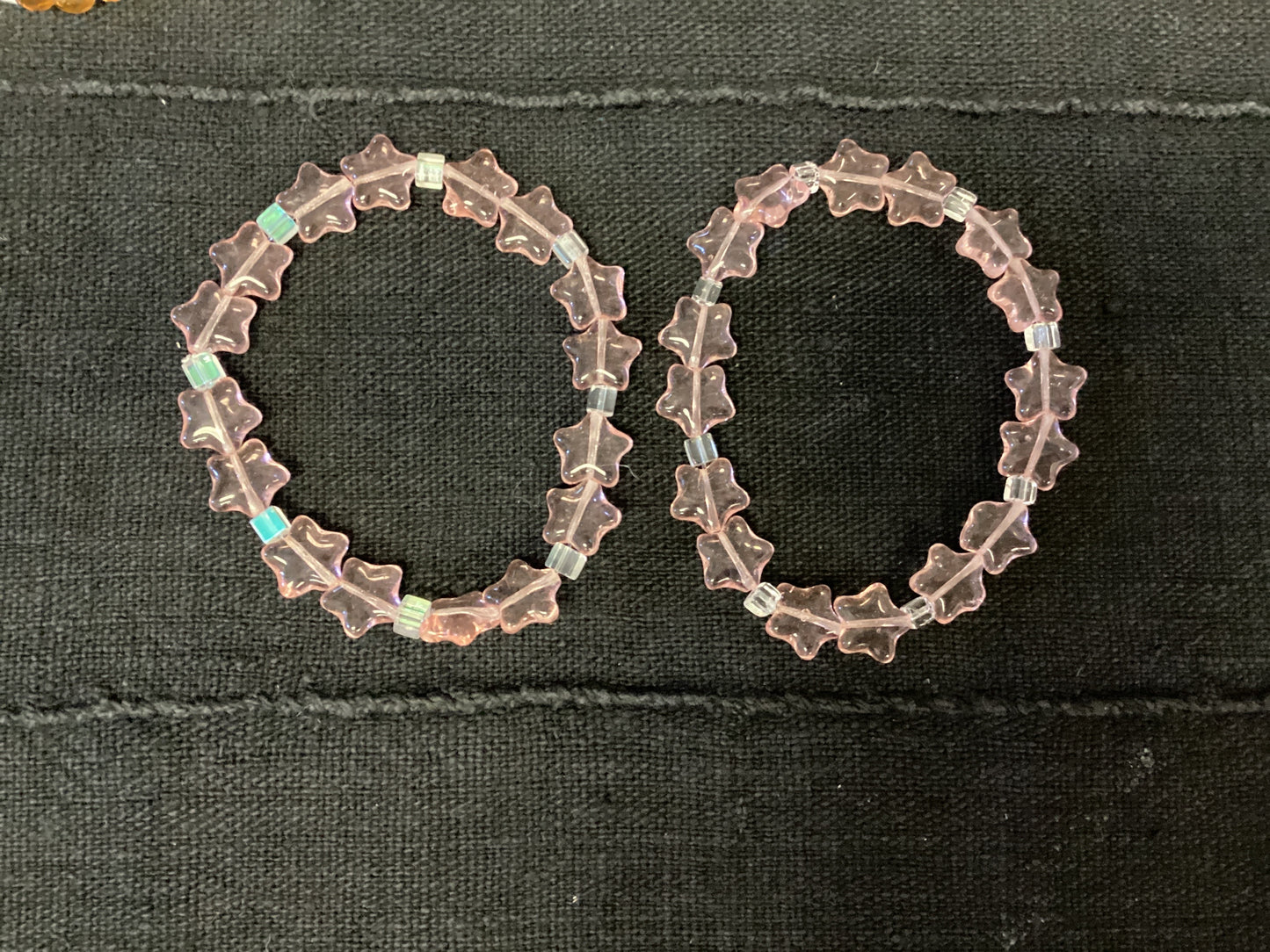 Glass bead bracelets