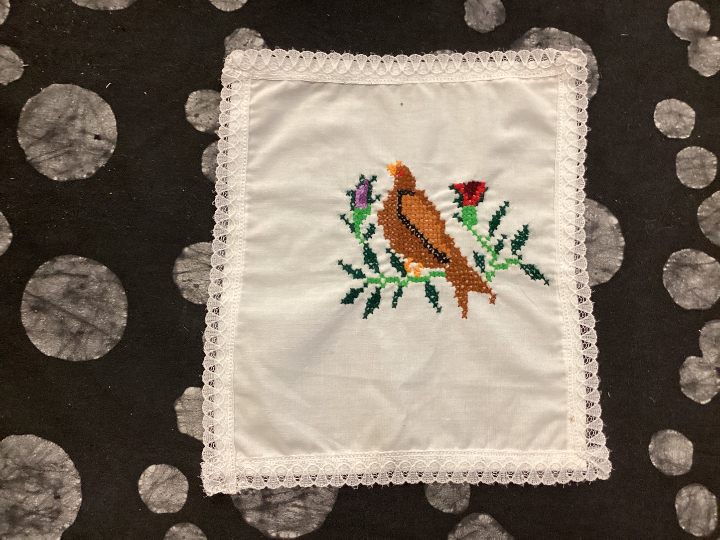 Embroidered Tissue Squares