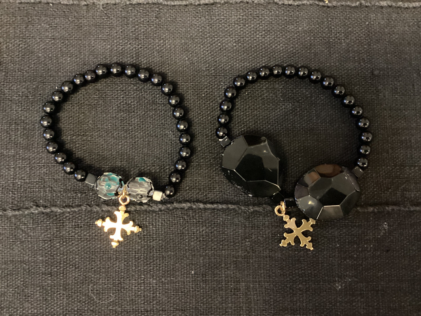 Glass bead bracelets
