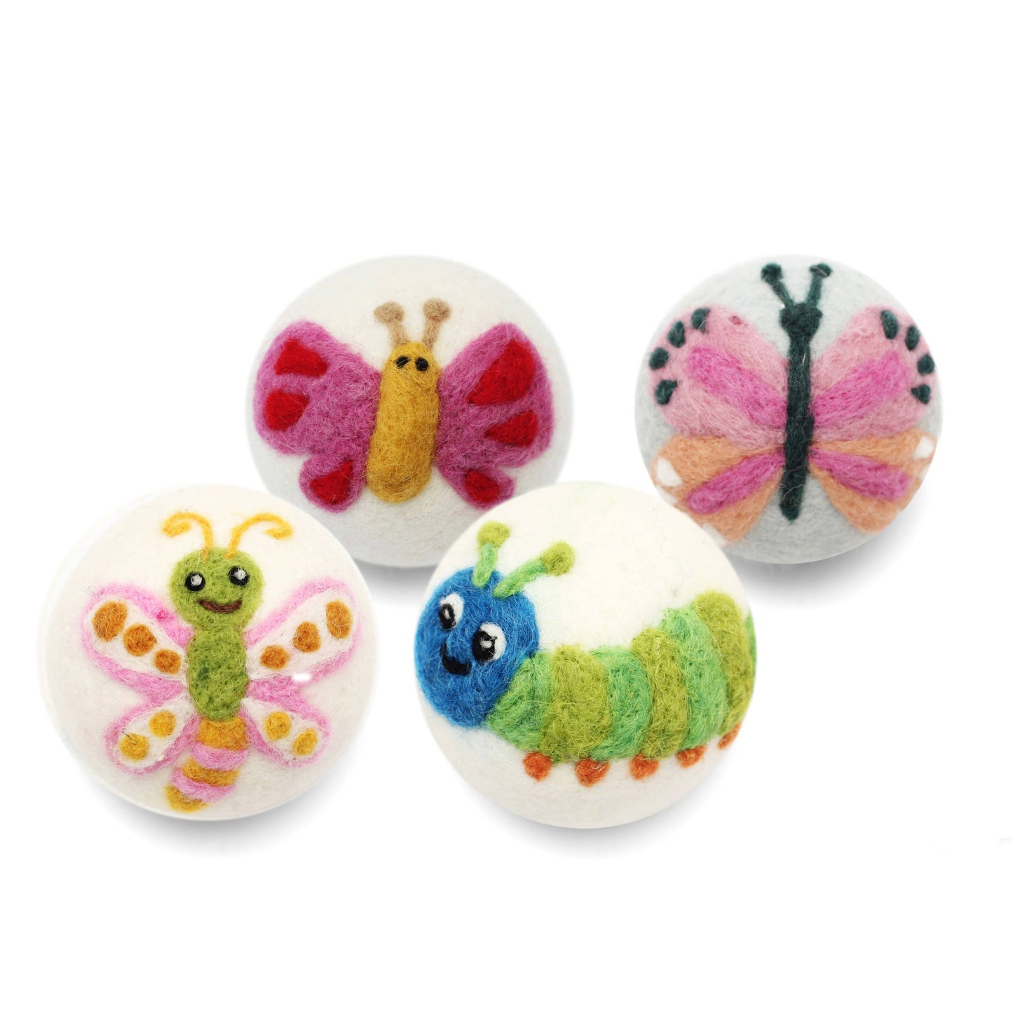 Bugs: Eco Wool Dryer Balls Fair Trade: Caterpillar