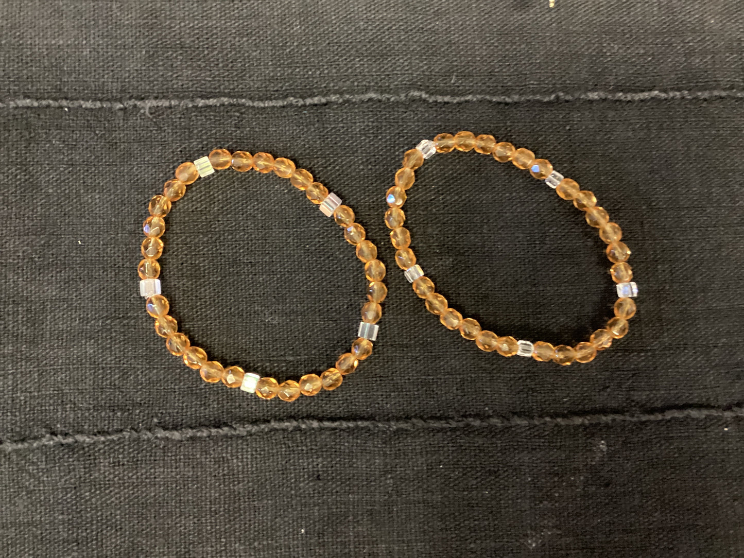 Glass bead bracelets