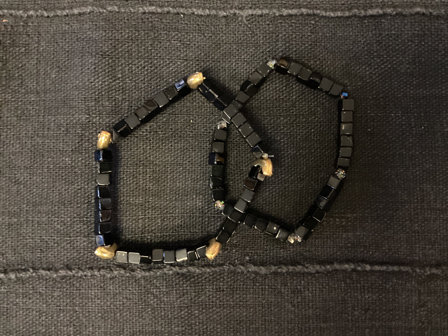 Glass bead bracelets