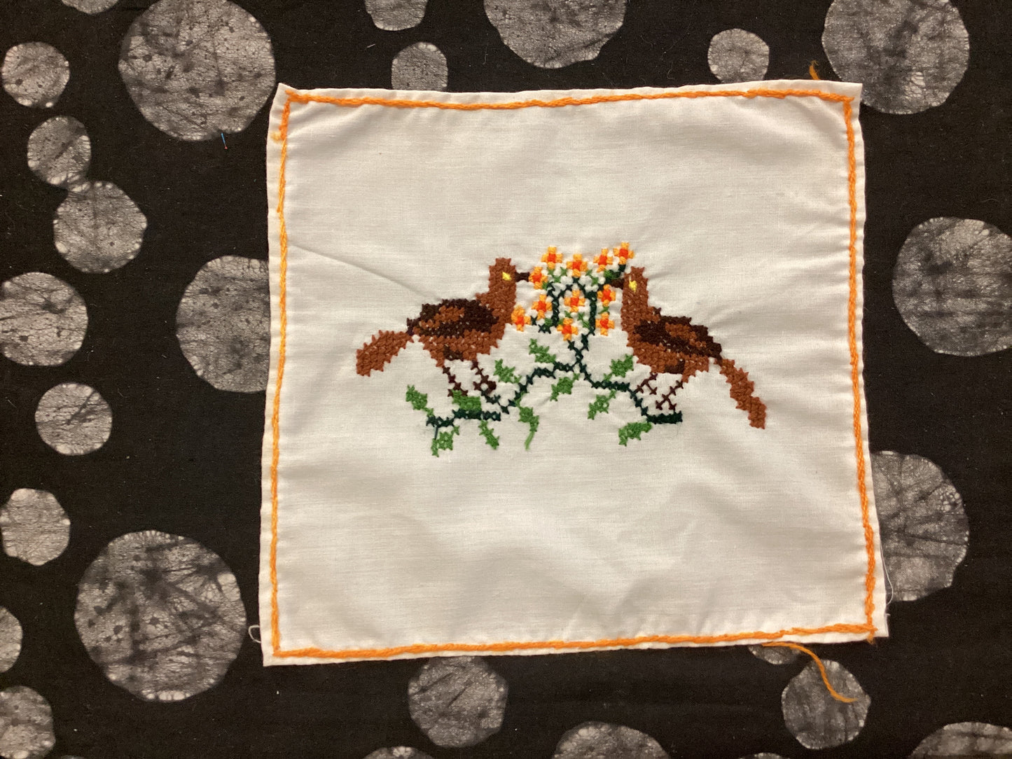 Embroidered Tissue Squares