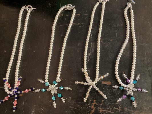 Snowflake necklace