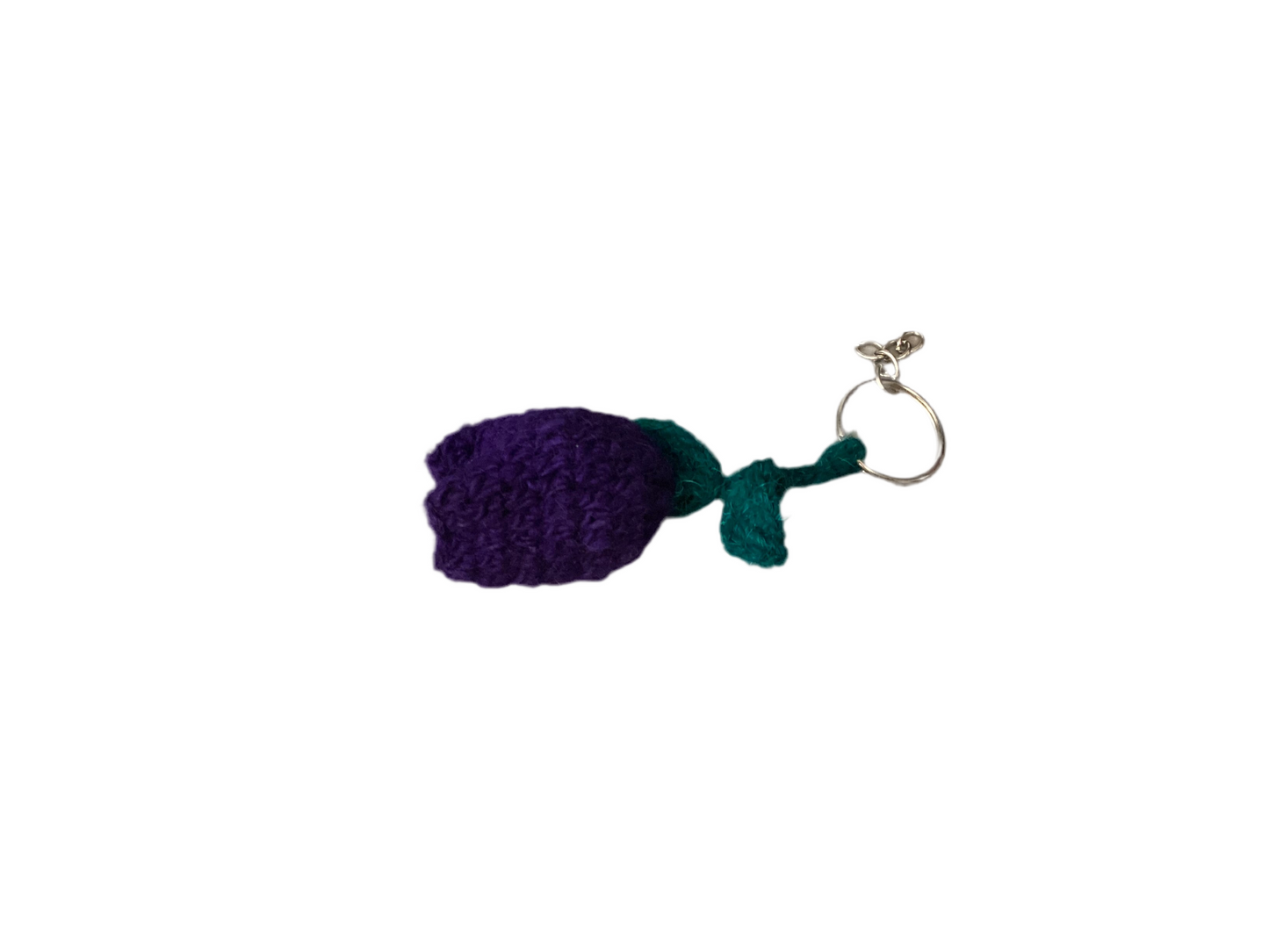 Crochet Flower Keychain
