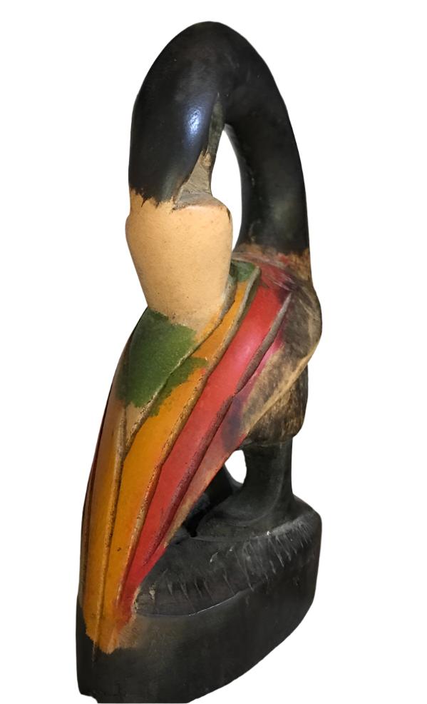 Handmade Sankofa Bird Wood Sculpture (Ghana)