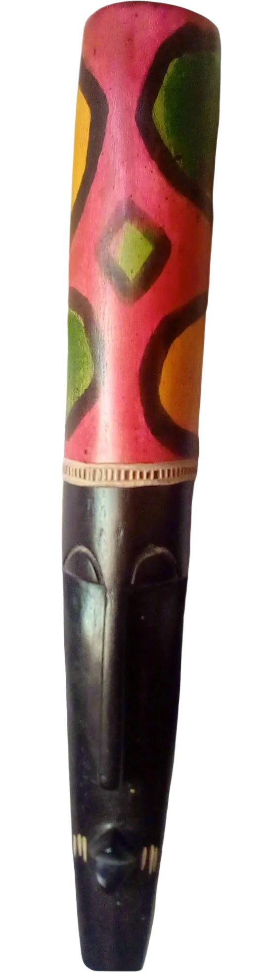 Asante Lady Ghana Wood Mask