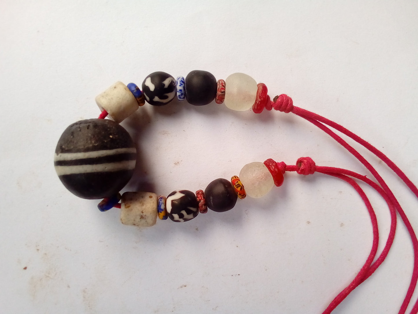 Adjustable Krobo Beads Necklace - Unisex