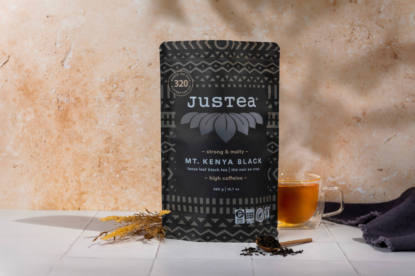 Mt. Kenya Black - BULK Black Tea in Large Resealable Pouch