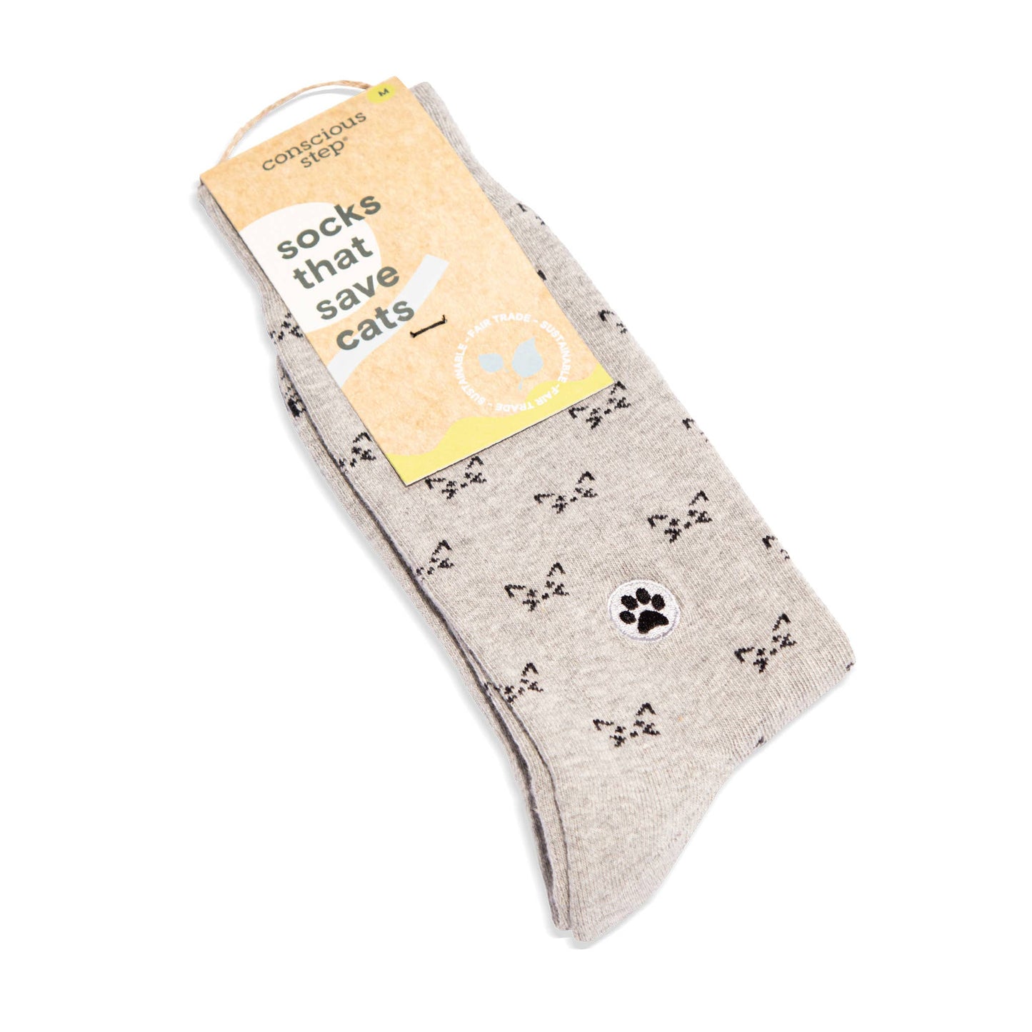 Socks that Save Cats (Gray Cats): Small