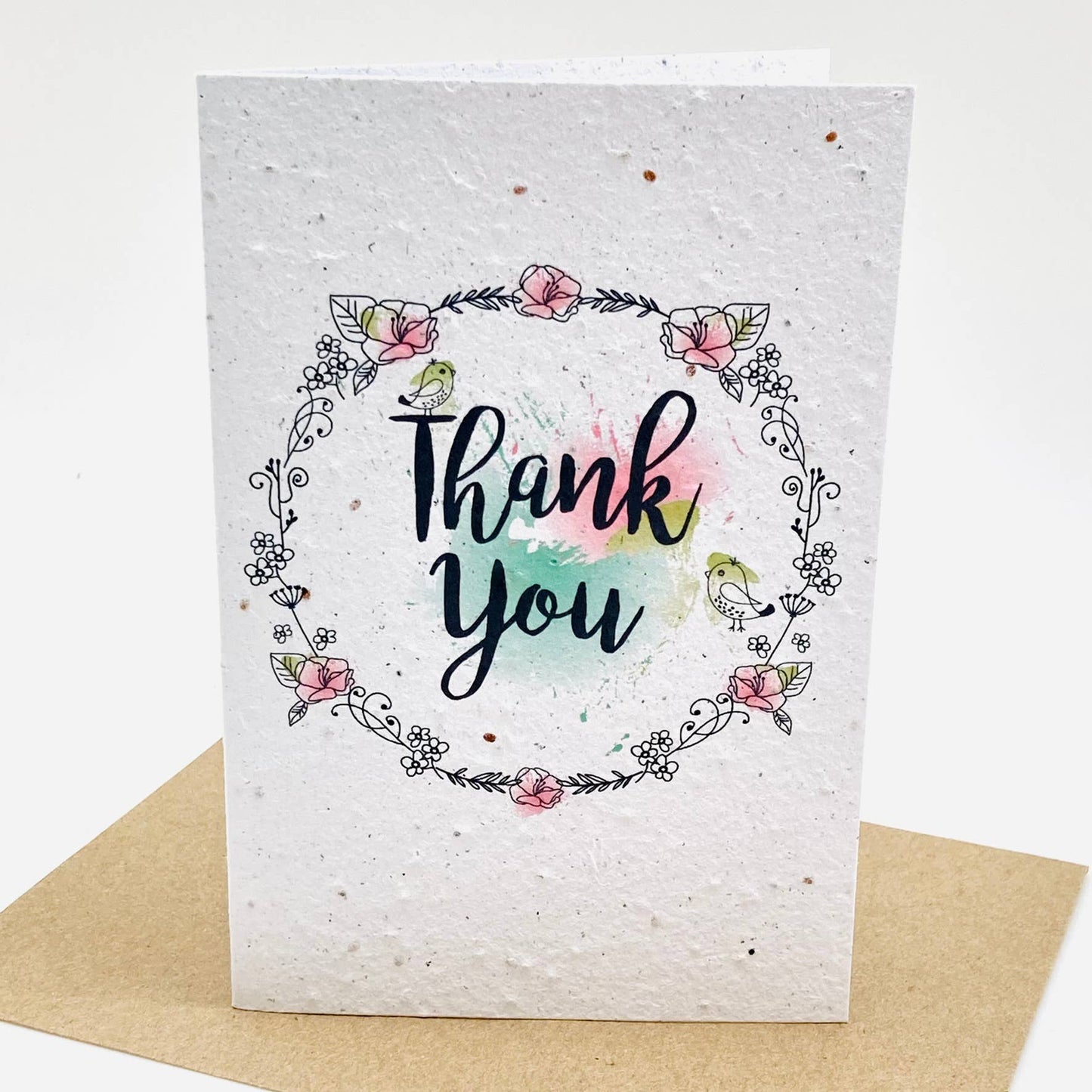 Growing Paper greeting card - Thank You: Paper Band