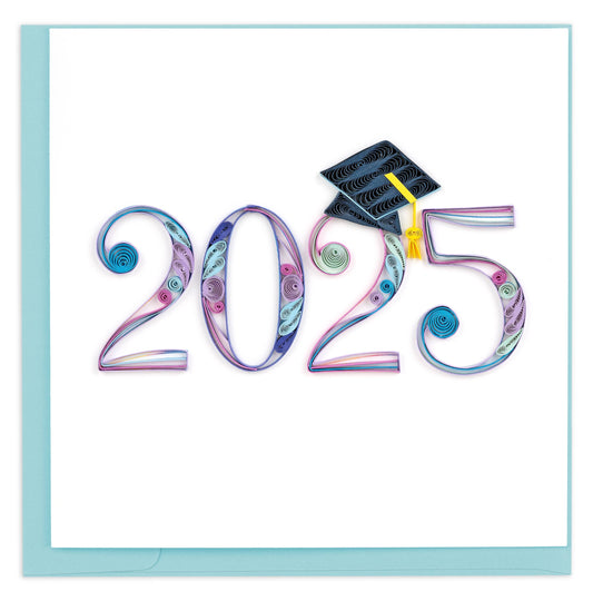 Quilled 2025 Grad Card
