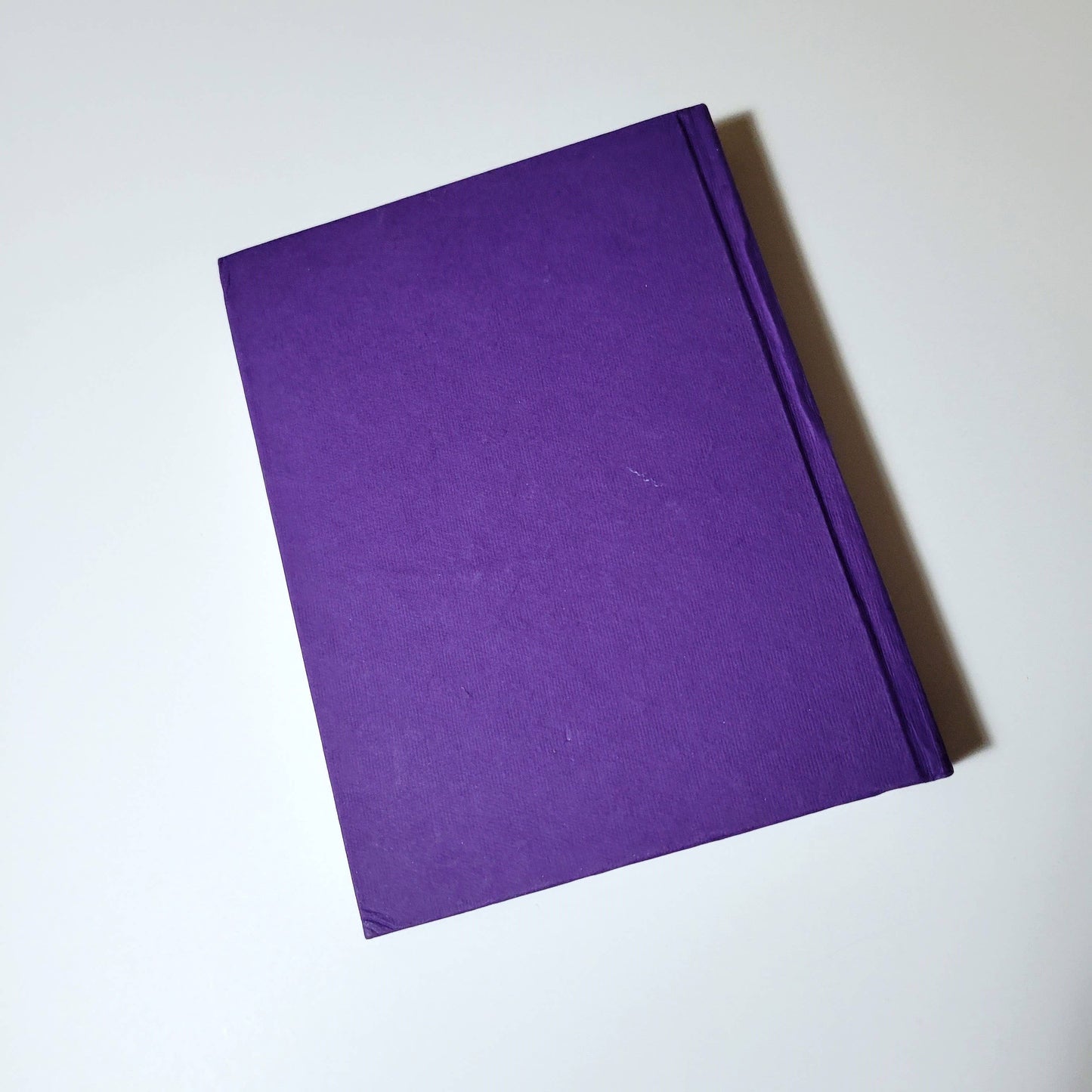 Cuaderno de tapa dura frustrado elefante morado