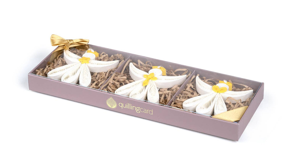 Quilled Angel Ornaments Box Set