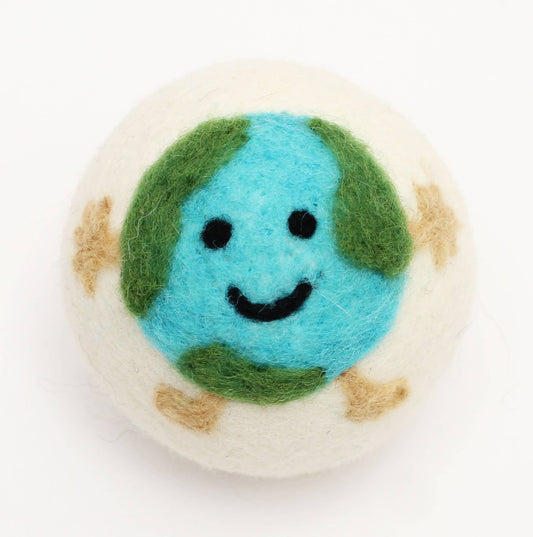 Earth & Sun Eco Wool Dryer Balls Fair Trade: Happy Earth