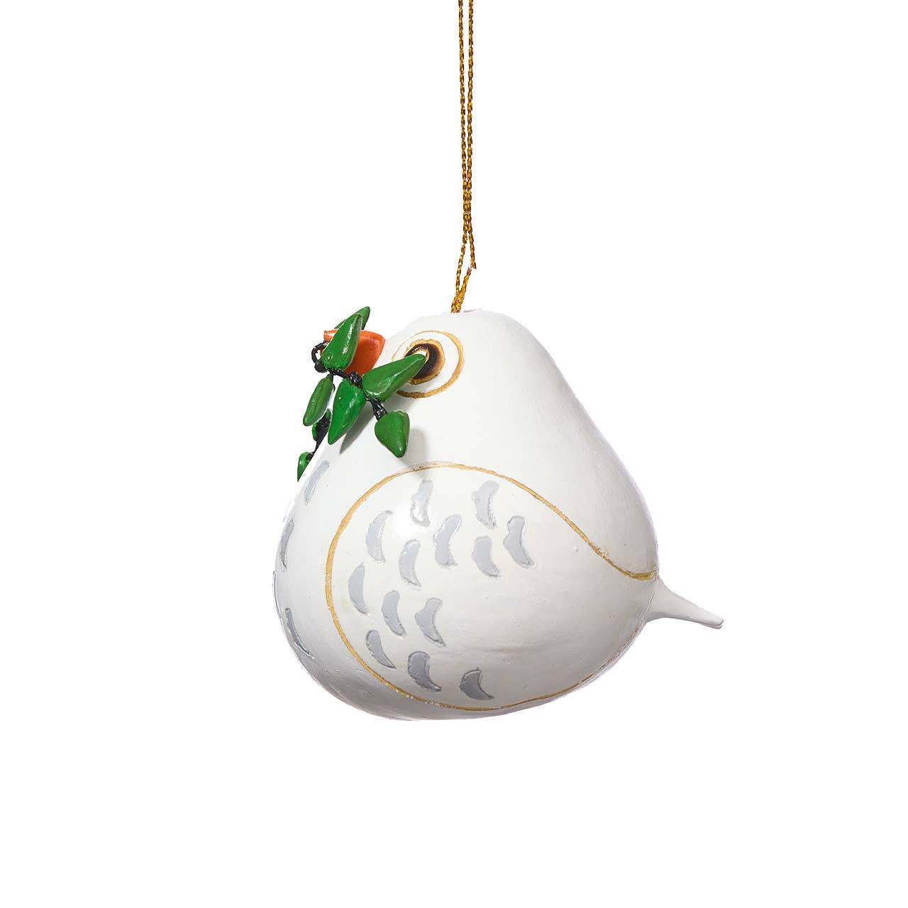 Peace Dove Gourd Christmas Ornament