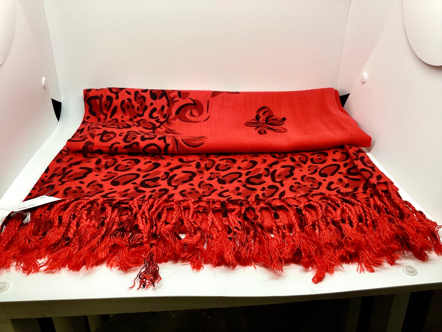 Crimson Jungle Scarf