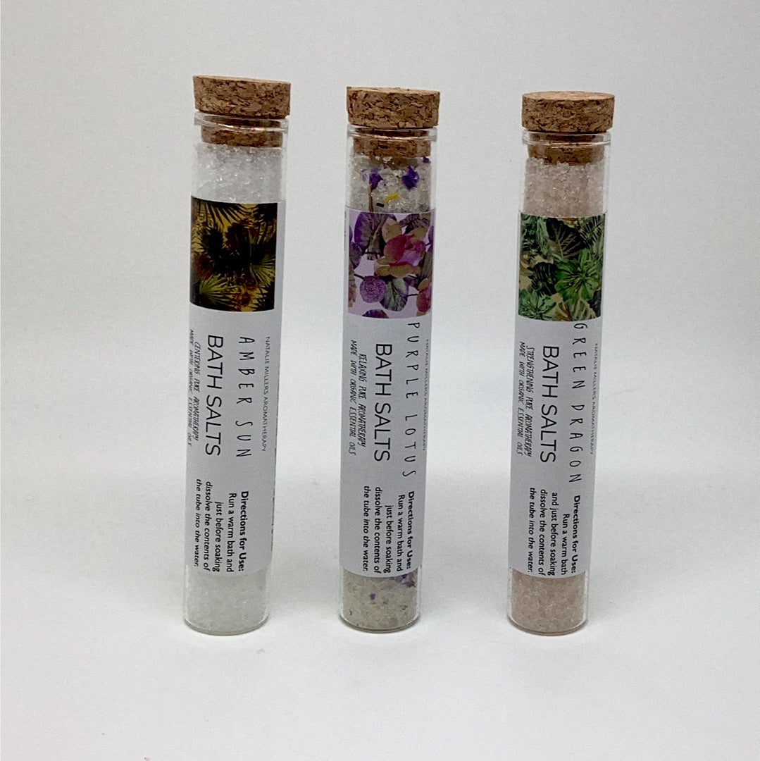 Bath salt test tube