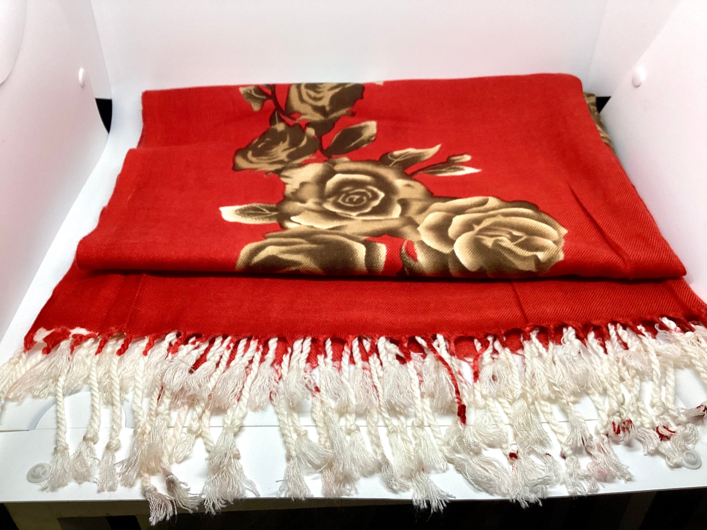 Red Rose Scarf