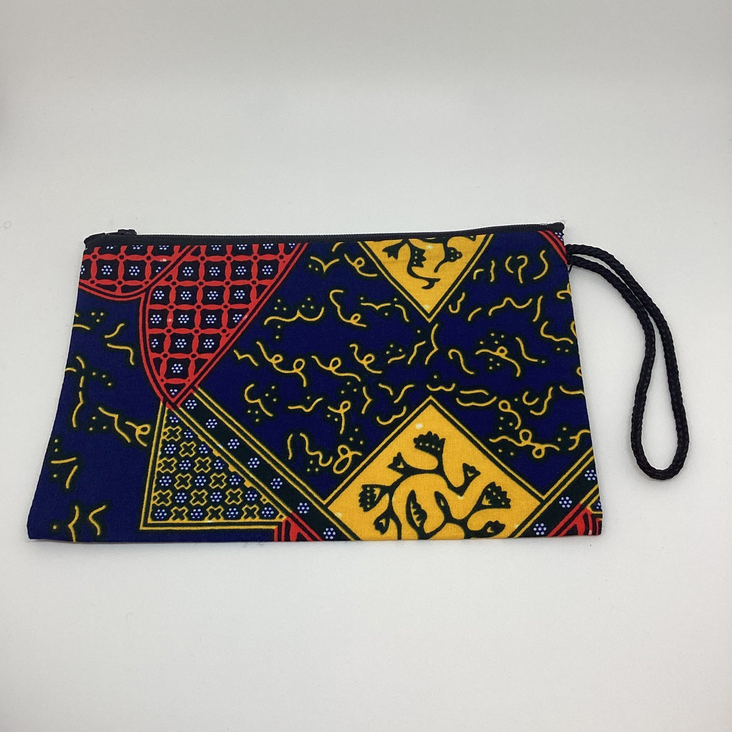 African wax print pouch