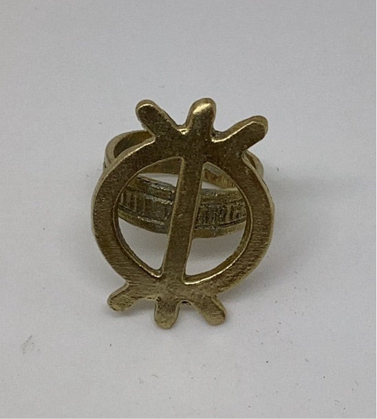 Anillos Adinkra de latón