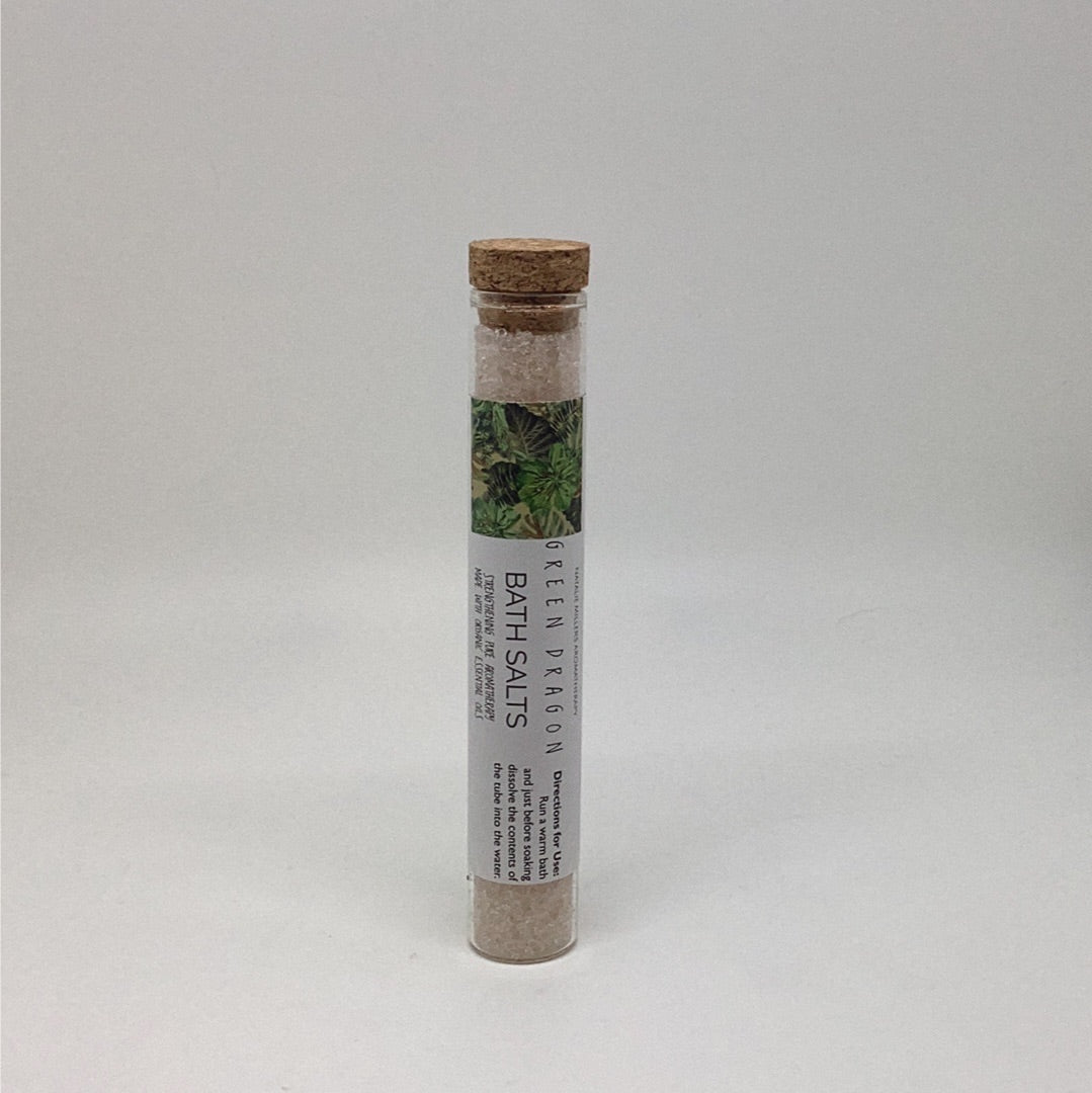 Bath salt test tube