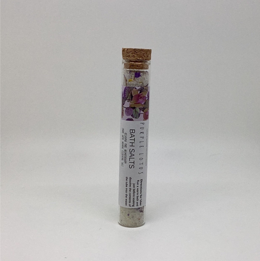 Bath salt test tube