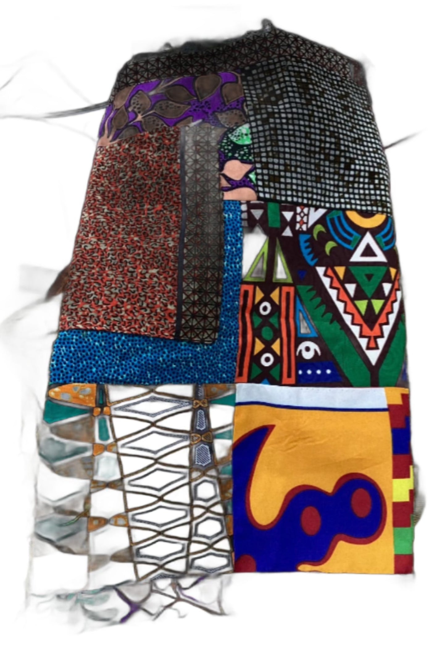 African Wax Print Waist Apron