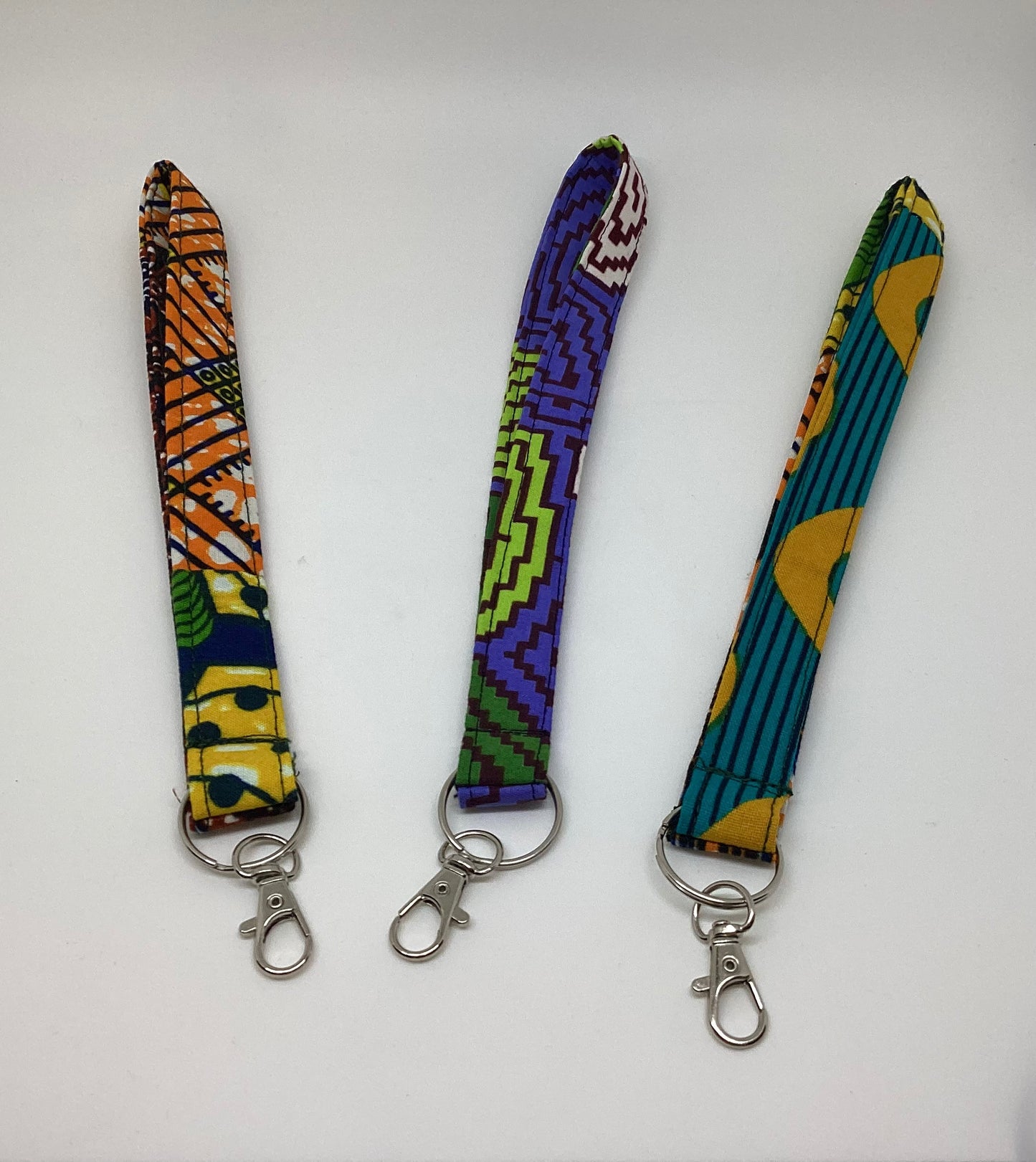 African Wax Print Keychain