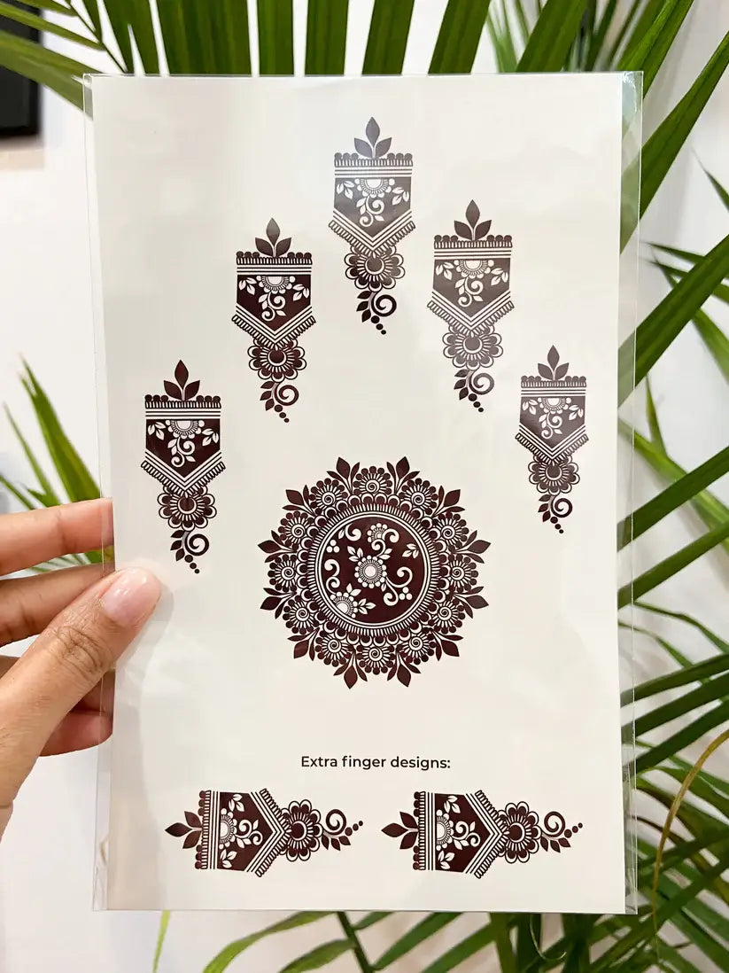 Tatuajes temporales inspirados en Noor Henna